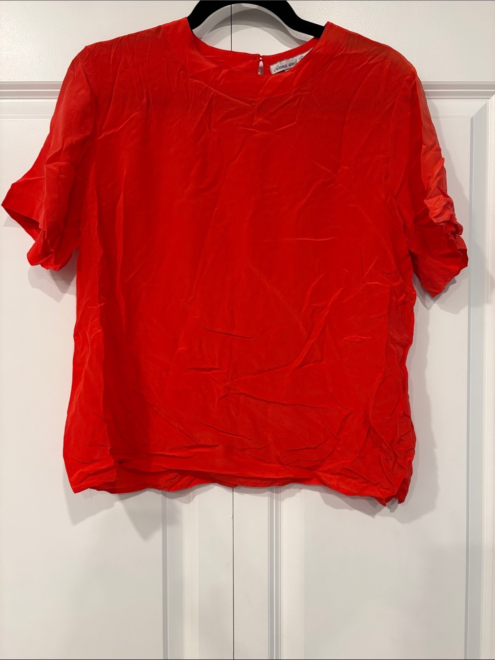 Anna and Frank 100% Silk Blouse Size M